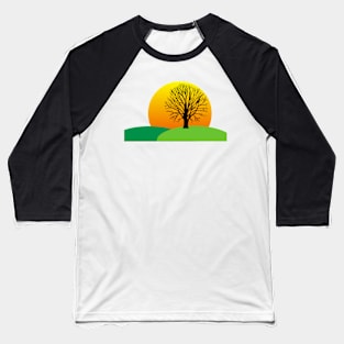 Sunset landscape Baseball T-Shirt